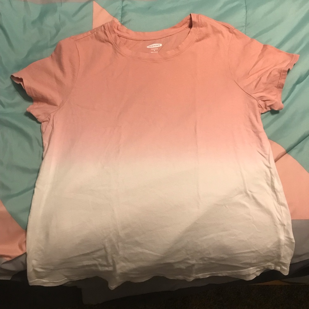 ombré old navy shirt. size M